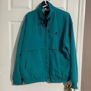 Vintage California Imperial Mens Blue Long Sleeve Full Zip Jacket Size XL USA 90